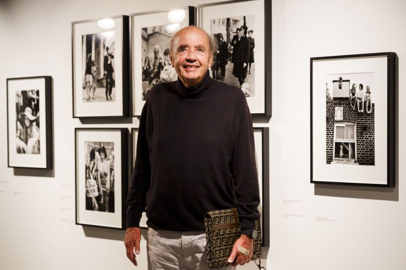 Photographer Frank Habicht with his work - © Tristan Fewings/ Getty Images