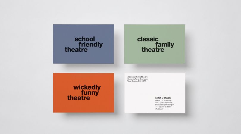 A new identity for Chichester Festival Theatre makes the most of its name |  Creative Boom