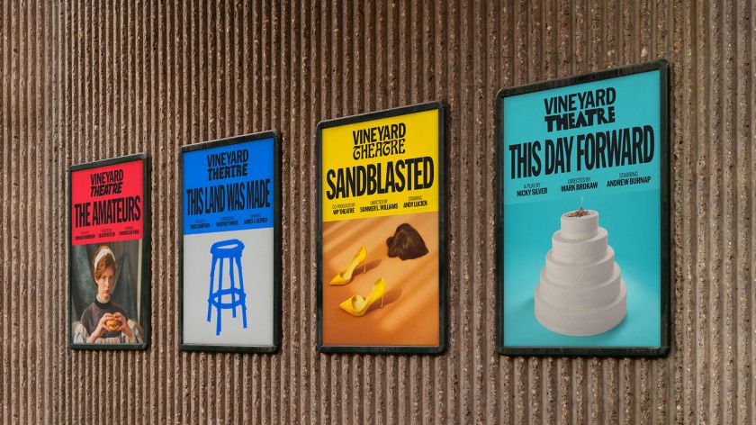 NB Studio creates an ever-changing brand for New York's revolutionary Vineyard Theatre