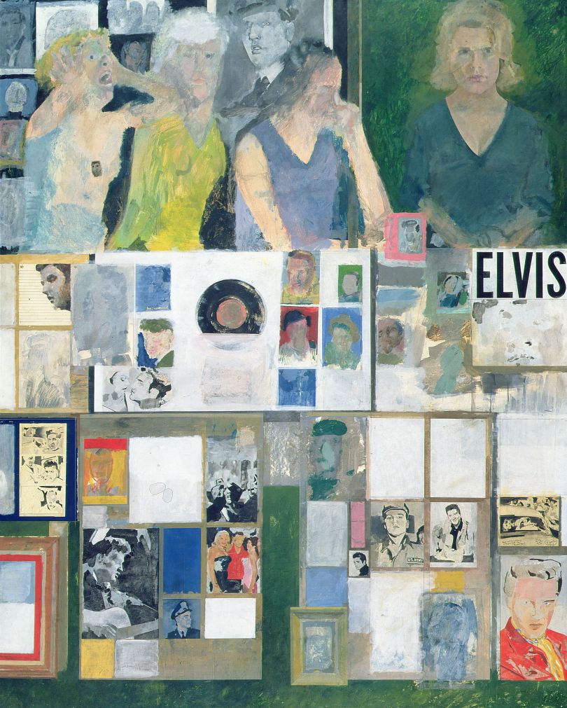 Peter Blake, Girls with their Hero, 1959  -  62, acrylic on board  , Pallant   House Gallery (Wilson Gift through The Art Fund, 2006)   © Peter Blake  .   All rights reserved, DACS 2018