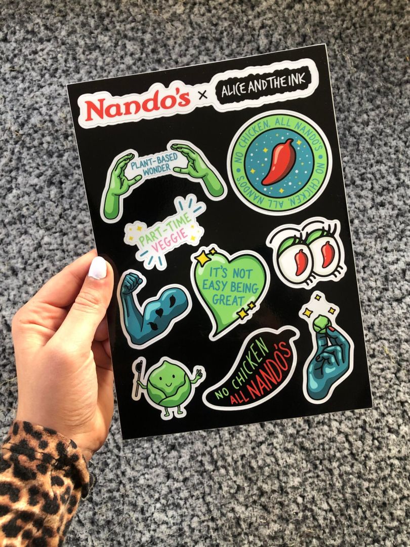 Nando's stickers