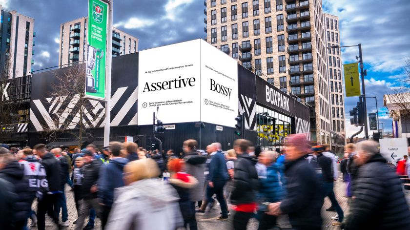 New posters by CPB London highlight the sexist double standards in the words we use
