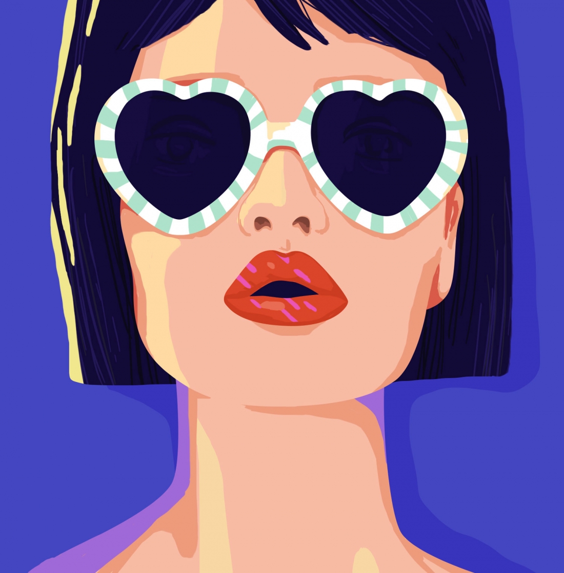 Who Run The World Colourful Portraits Of Girls By Illustrator Petra Eriksson Creative Boom