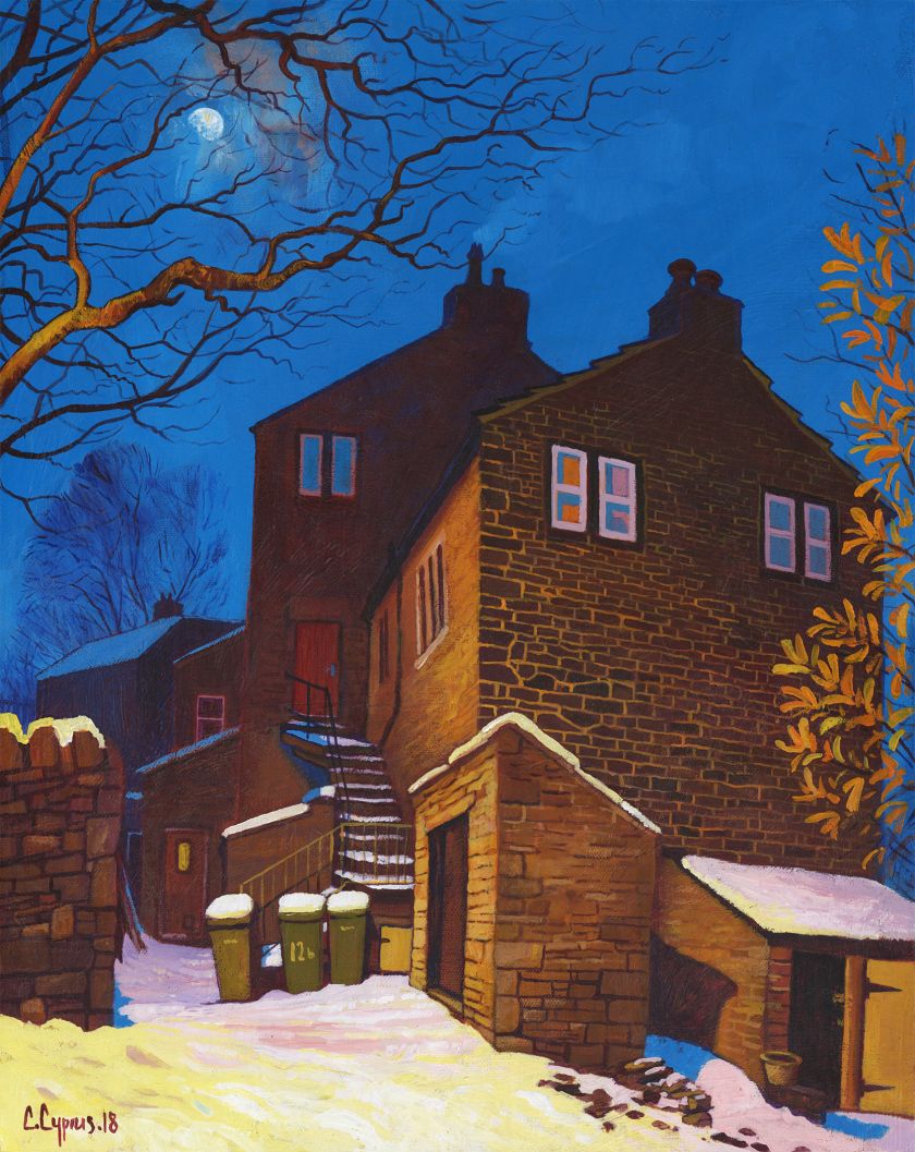Northern Lights: Chris Cyprus's paintings capture the bygone beauty of sodium-lit streets