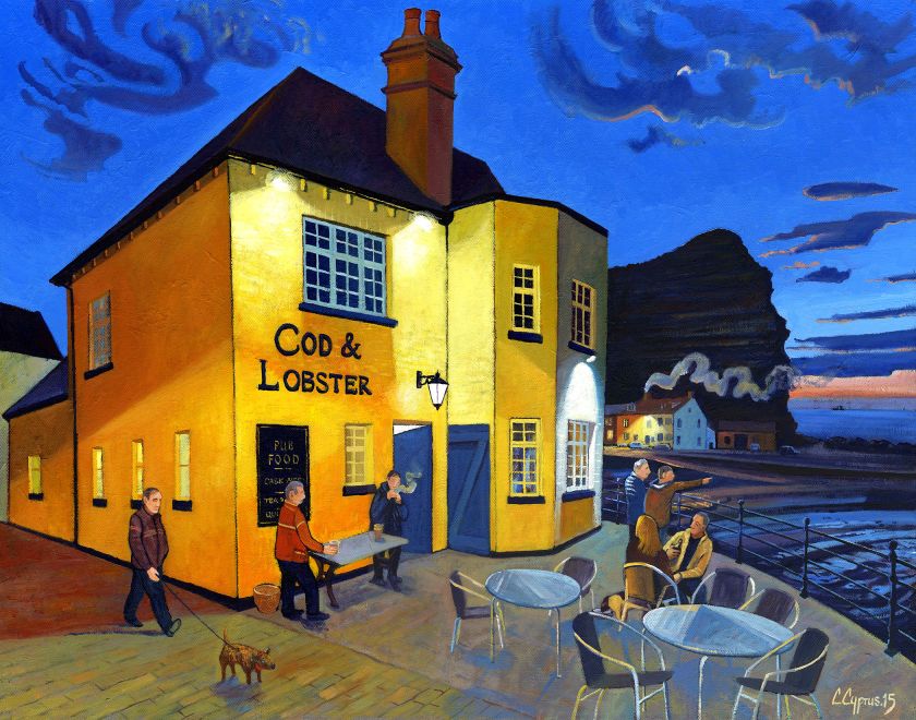 Northern Lights: Chris Cyprus’s paintings capture the bygone beauty of sodium-lit streets