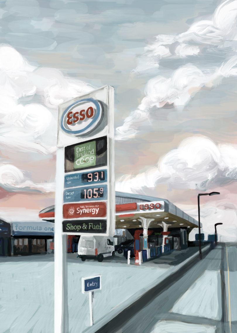 From the series, Strange Gas Stations © Amy Leonard