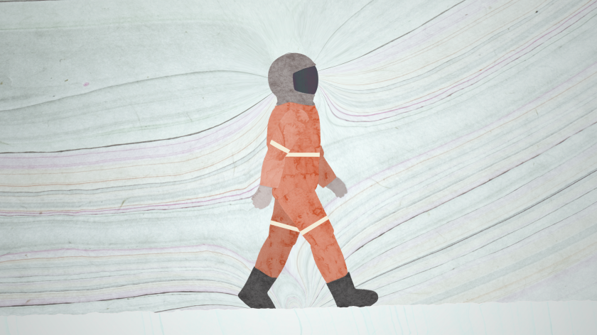 Double Solitaire's stop-motion music video made from textured paper is a hypnotic delight