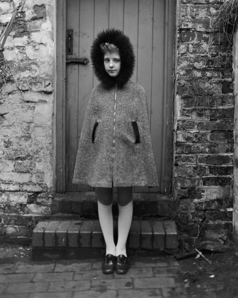Girl in hood, 1973 © John Myers courtesy RRB PhotoBooks