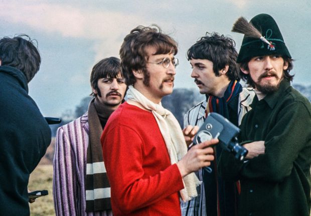 The Beatles, 1967 © Jane Bown Estate. This previously unseen photograph of The Beatles in Knole Park, Sevenoaks was taken during the filming of a promo for Penny Lane. Jane came across the band in the park by chance as she walked her dog. She returned to the house to get a camera but only had colour cibachrome film. Although these photographs were never officially published by The Observer colour magazine, they were kept on file in case they were ever required.