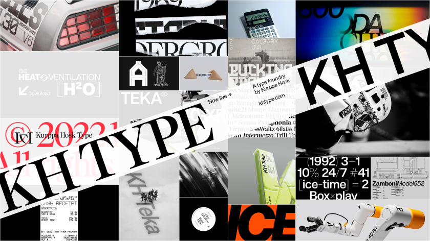 Kurppa Hosk aims to help brands stand out by launching its own type foundry, KH Type
