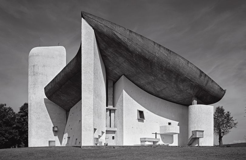 Chapel of Notre-Dame-du-Haut, Ronchamp, France, 1955, Le Corbusier. Picture credit: Roland Halbe