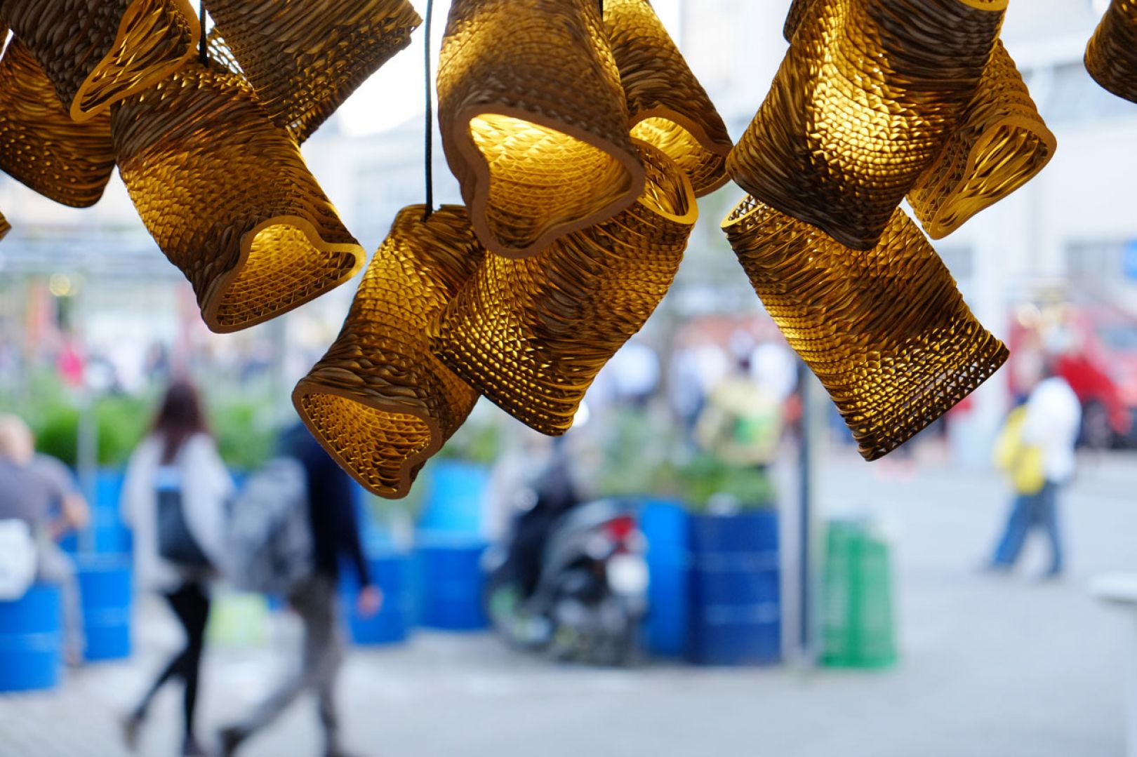 Murmurations: Artists pay homage to flocking birds with cardboard light ...