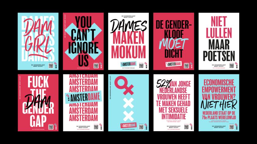 Bulletproof's new gender equality campaign will disrupt the streets of Amsterdam
