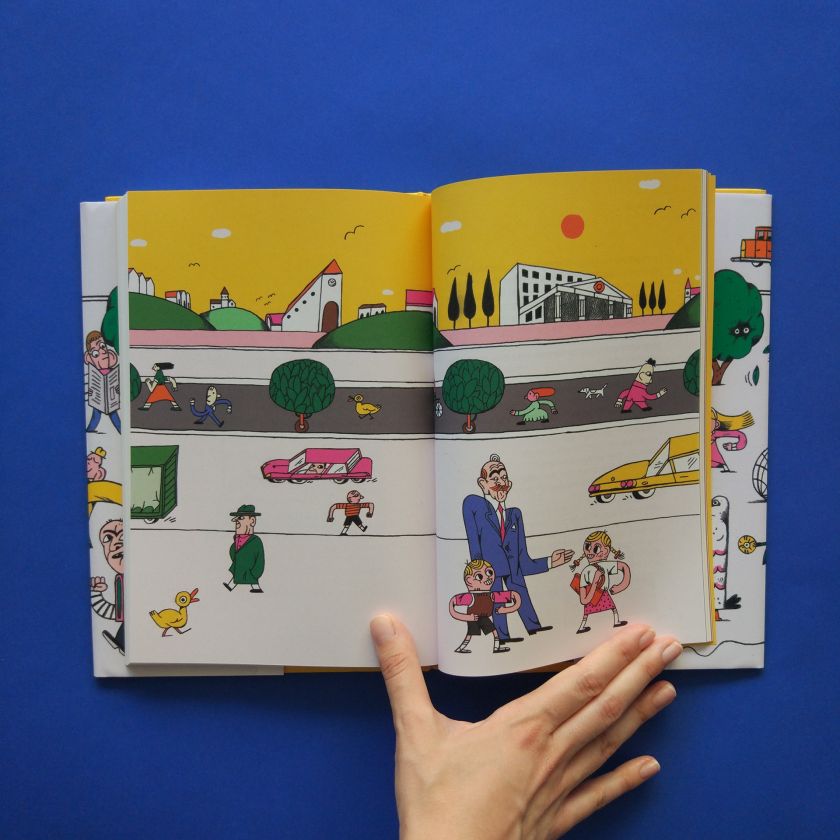 Stav Assis blends graphic design and illustration to create simple yet playful artwork