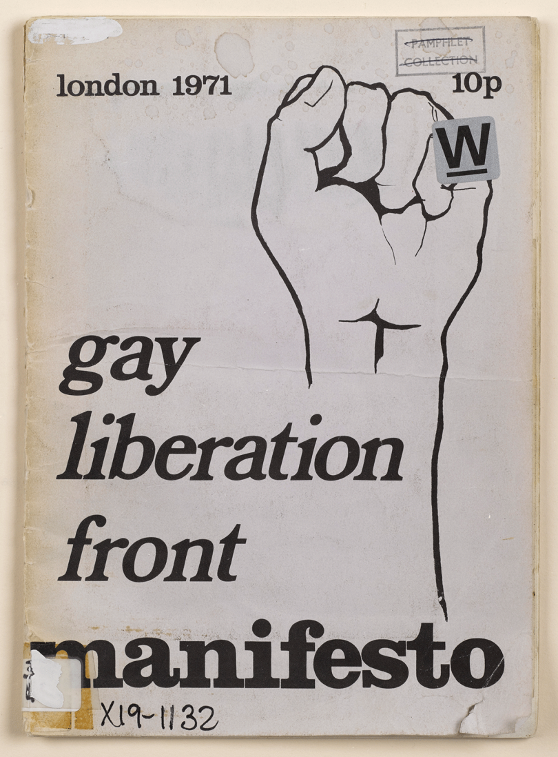 Gay Liberation Front Manifesto, London, 1971 (c) Gay Liberation Front