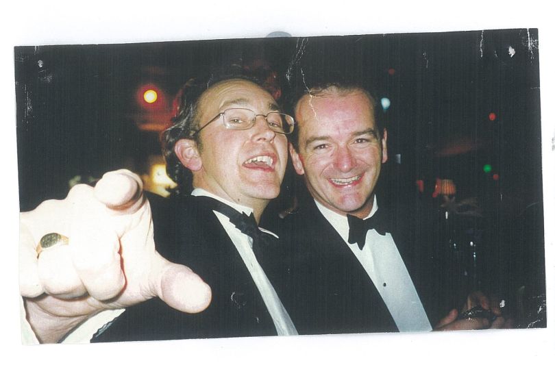 David Hodgson with bluemarlin co-founder Andrew Eyles in the 1990s | Credit: bluemarlin