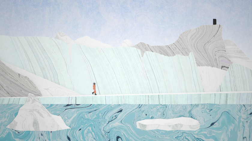 Double Solitaire's stop-motion music video made from textured paper is a hypnotic delight