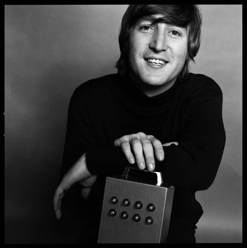 John Lennon with UFO Detector, 1965. Photo Duffy © Duffy Archive