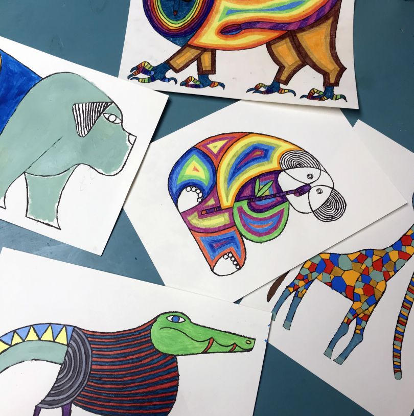Animalgam: Jay Cover's animal hybrid colouring book raises funds for  neurodiverse artists | Creative Boom