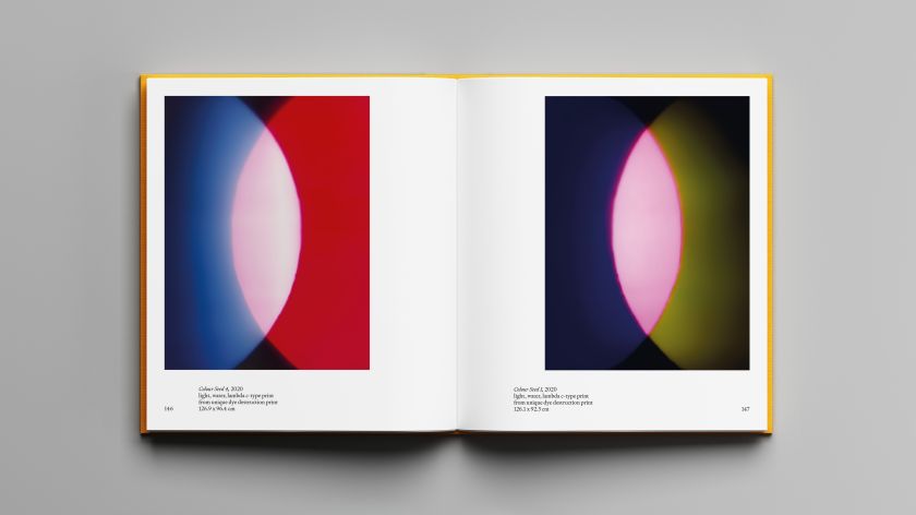 Hingston Studio's designs for Garry Fabian Miller, the 'camera-less' fine art photographer