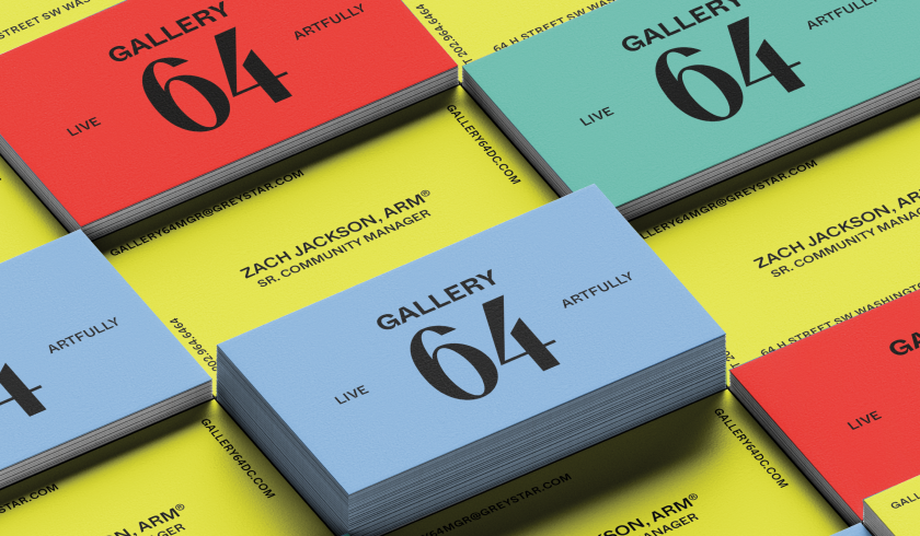 Design Army shakes up the real estate market with arty advertising for Gallery 64