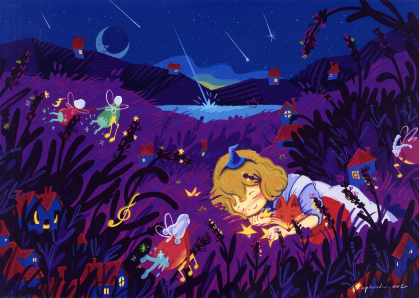 Stephish Liu's floral illustrations are on a mission to drive away your stresses and anxieties