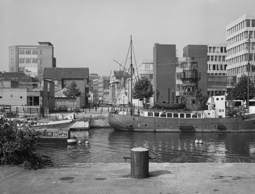 View to Welsh Back and Kings Street 1980 © Jem Southam