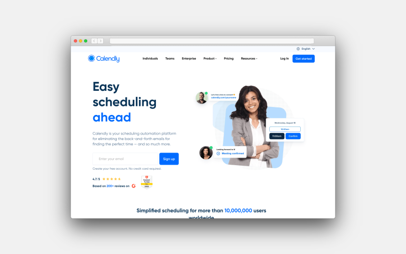 [Calendly](https://calendly.com/) for booking in meetings and appointments