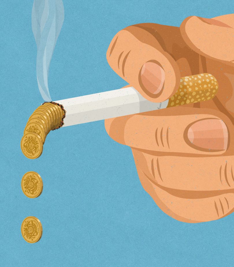 The cost of smoking  © John Holcroft