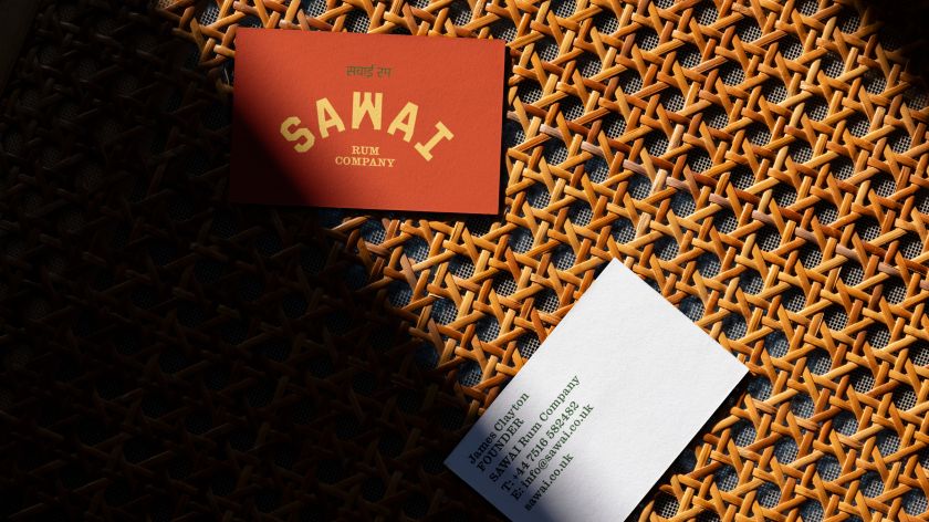 Studio DRAMA reimagines chai-spiced rum brand SAWAI