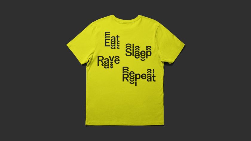 Jump around: Majefa's new identity features type that moves to the music