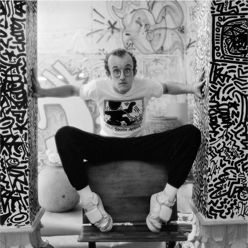 Keith Haring, N.Y.C., 1985 © Jeannette Montgomery Barron. All images courtesy of the artist and Patrick Parrish Gallery
