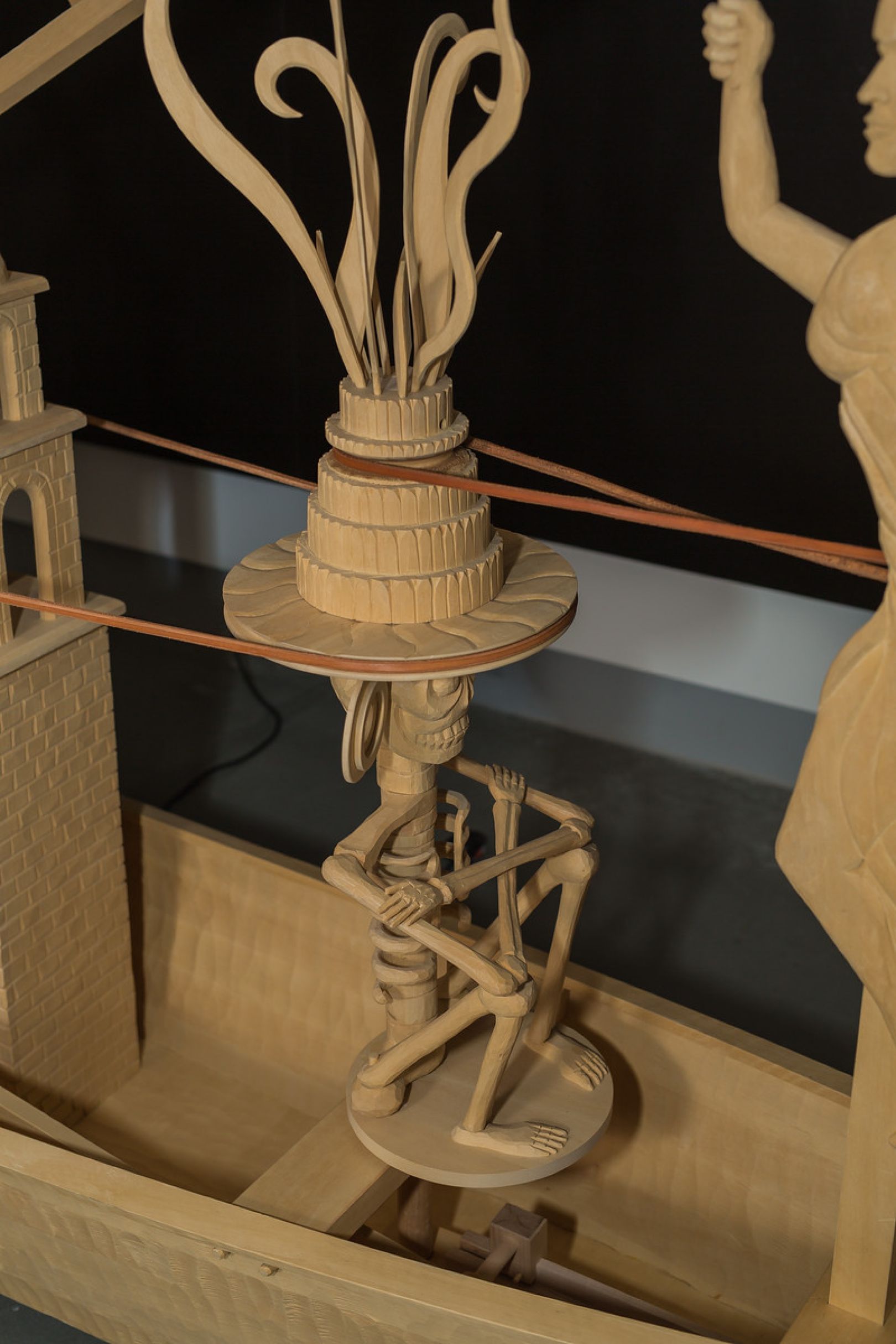 Giant sculptures carved out of wood by world renowned artist John Buck Creative Boom