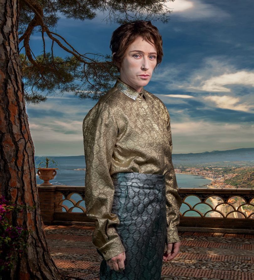 Cindy Sherman Untitled #603, 2019 dye sublimation print 84 3/4 x 77 inches  215.3 x 195.6 cm. Courtesy of the artist and Metro Pictures, New York