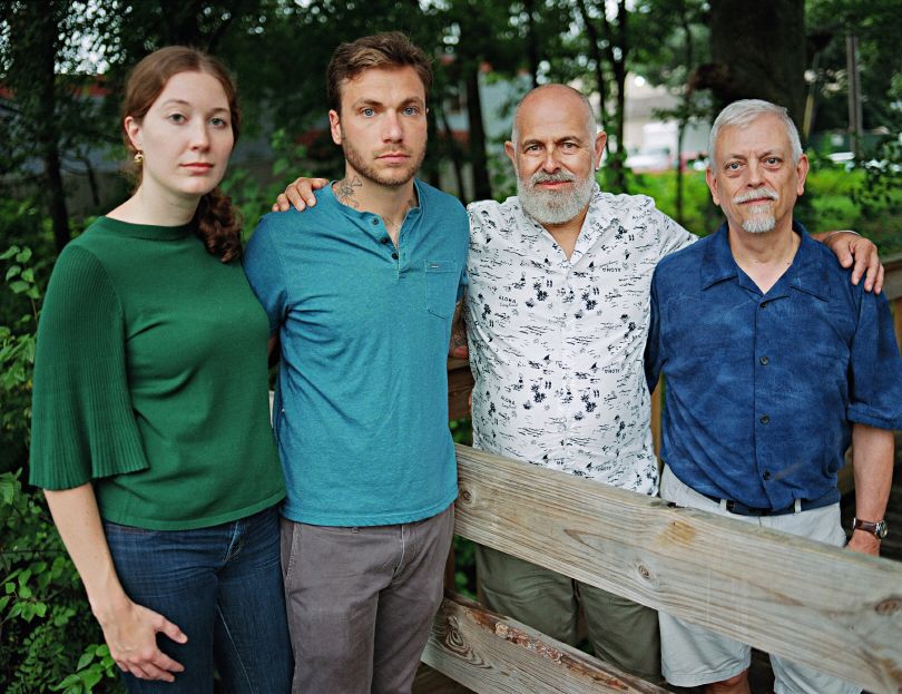 Art and Jim with their son Ethan and his fiancée Rose. Providence, Rhode Island © Bart Heynen from 'Dads' published by powerHouse Books