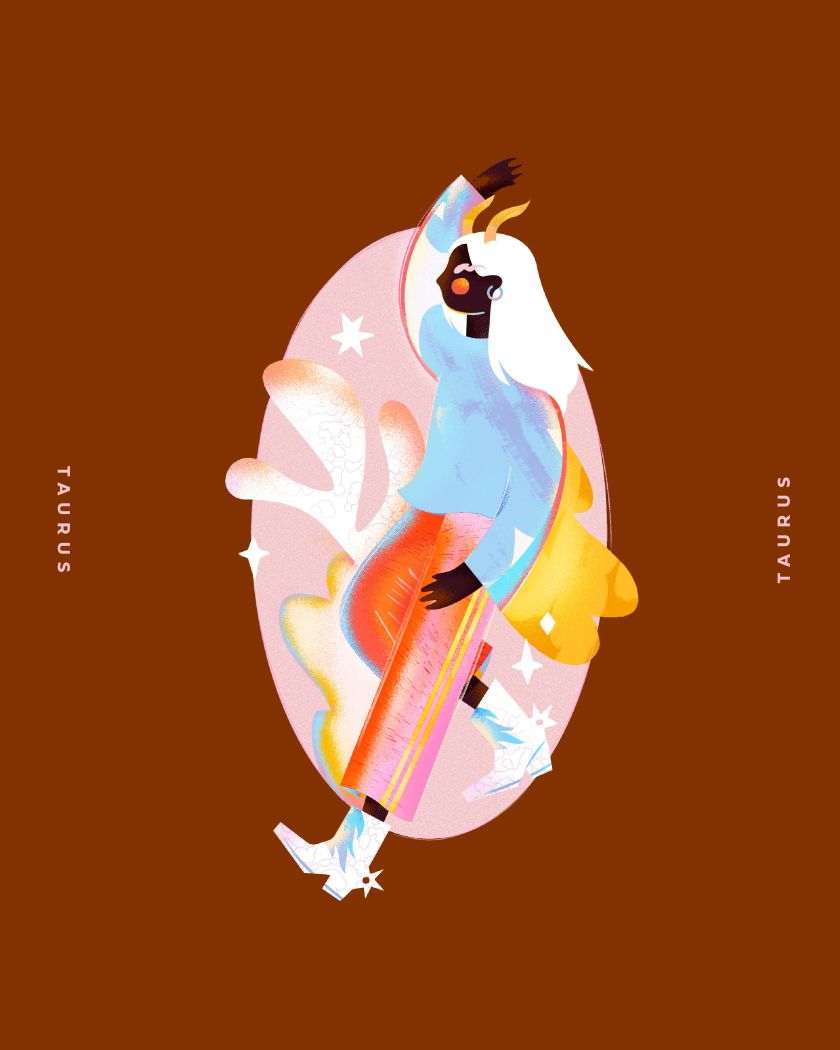 Erin Ruane explores the characters of the Zodiac in her beautifully designed illustrations