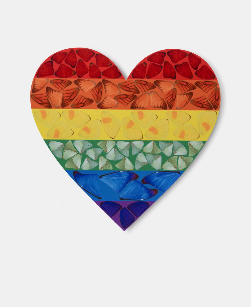 Butterfly Heart © Damien Hirst (All images courtesy of the artist and via boltonquinn.com)