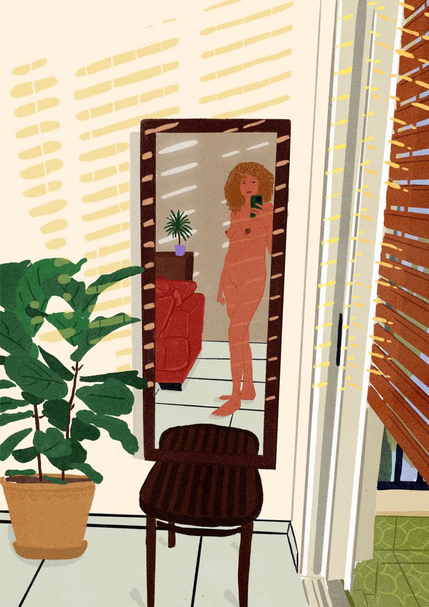 Cookie Moon's paintings of nude selfies are an empowering celebration of beauty