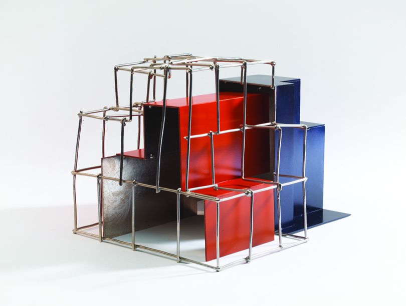 Study for Berkeley Square, 2011, Mid steel and painted zinc, Unique, 22.5 x 31 x 25 cm