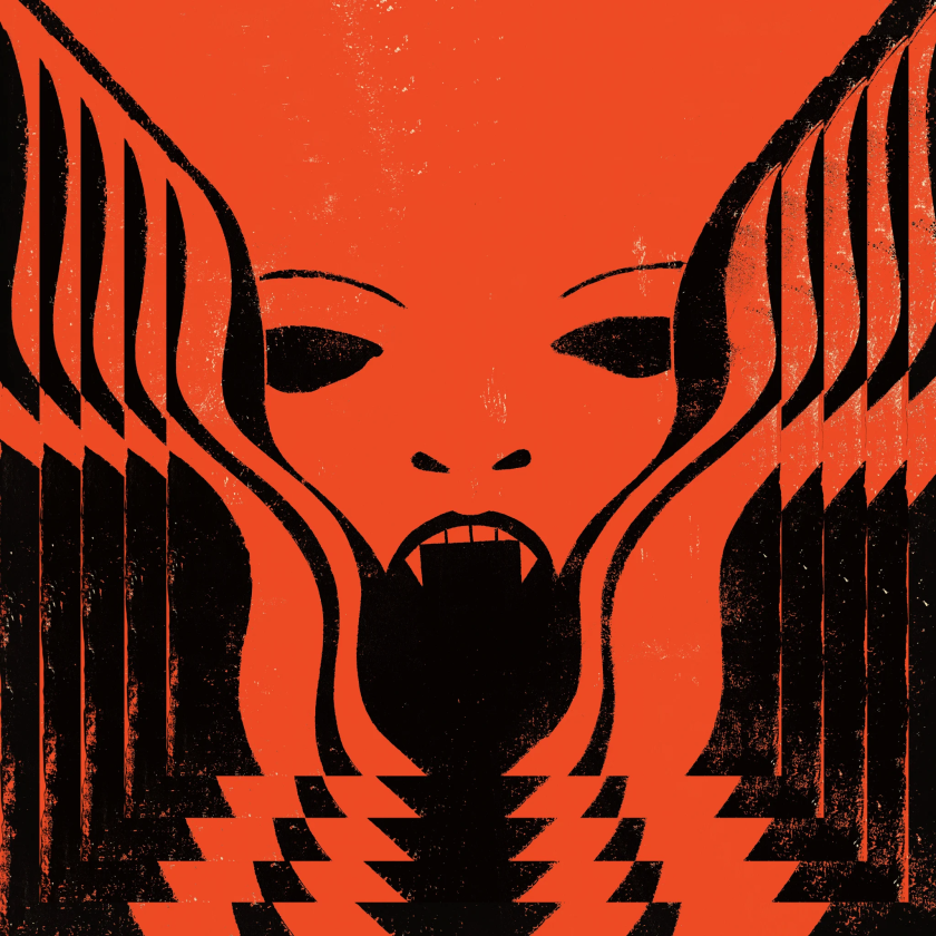 Artwork by Edel Rodriguez for Lucifer On The Moon by Spoon