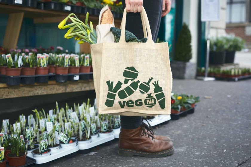 Jack Renwick Studio's identity for Veg NI builds on the 'parful' benefits of buying local produce