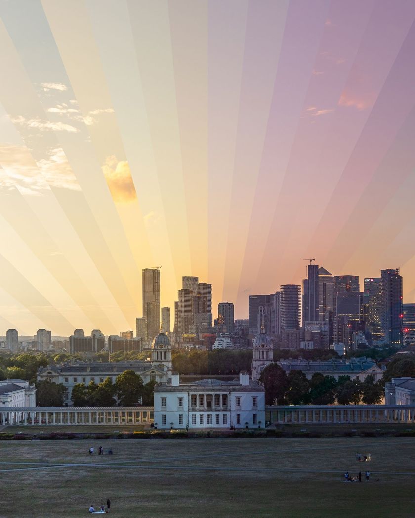 The home of time – view from the Observatory in Greenwich  © Matt Kenneally