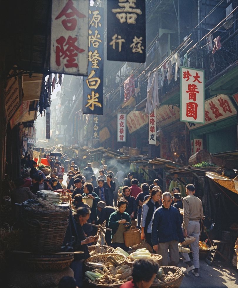 Fan Ho 'Market Promenade(開門七件事)' Hong Kong 1950s and 60s, courtesy of Blue Lotus Gallery
