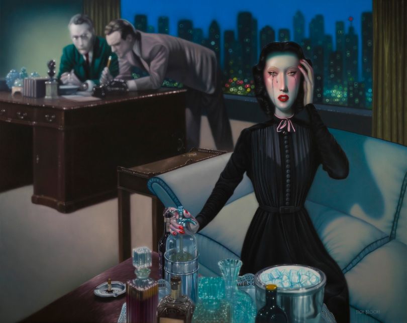 Professional Widow © Troy Brooks. All images courtesy of the artist and Corey Helford Gallery.