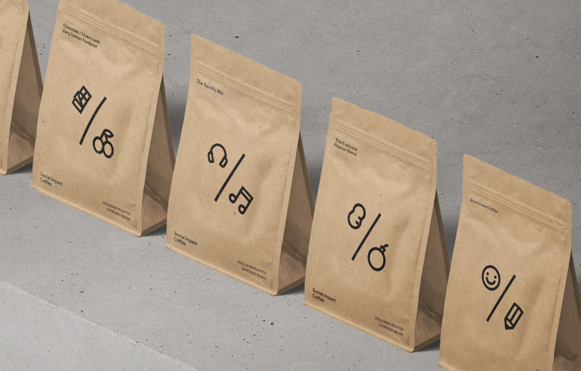 Without crafts radical identity for coffee brand that puts people above profit