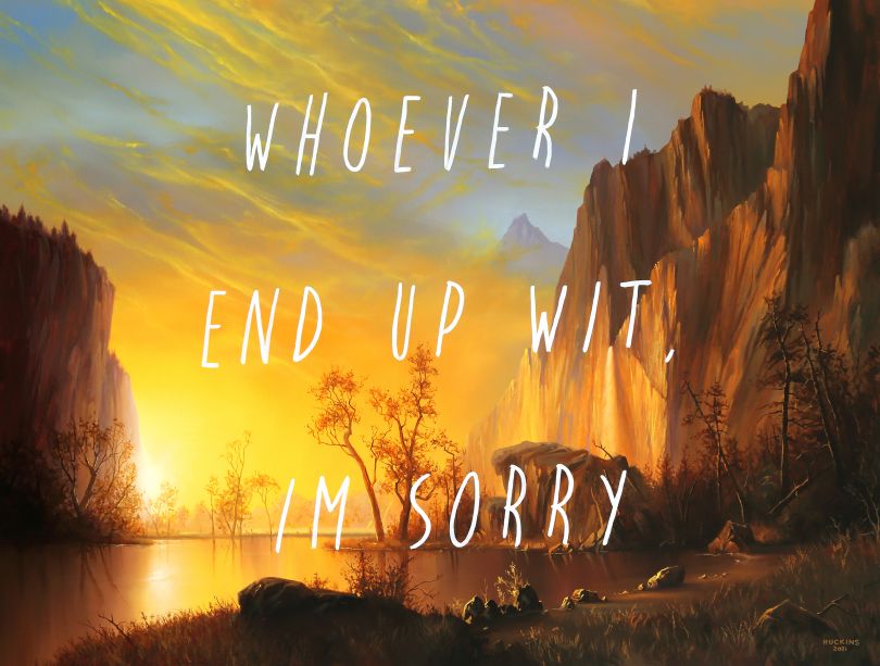 Sunset In The Rockies: Whoever I End Up With, I’m Sorry, 2021 © Shawn Huckins