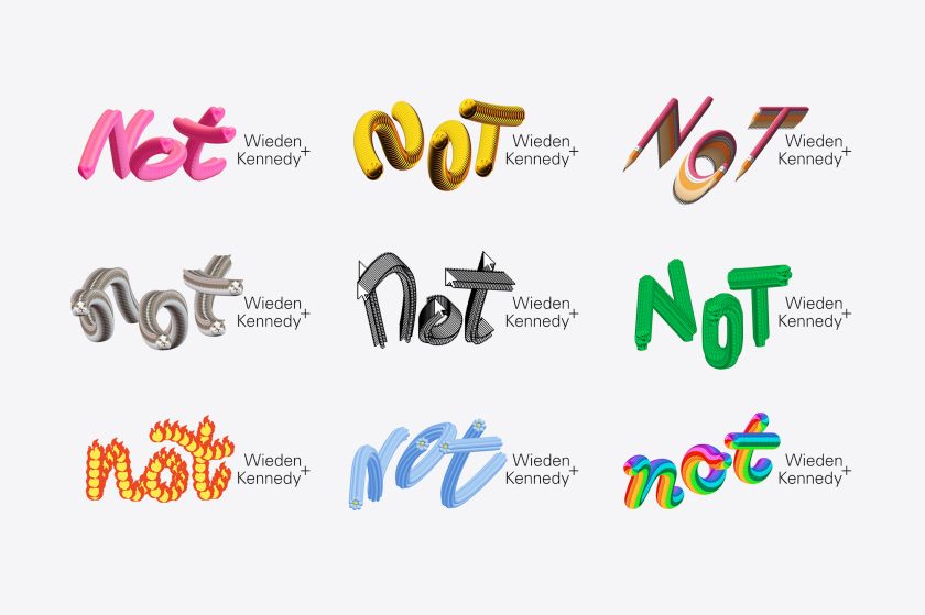 W+K London launches design studio, NOT Wieden+Kennedy with an infinitely customisable visual identity