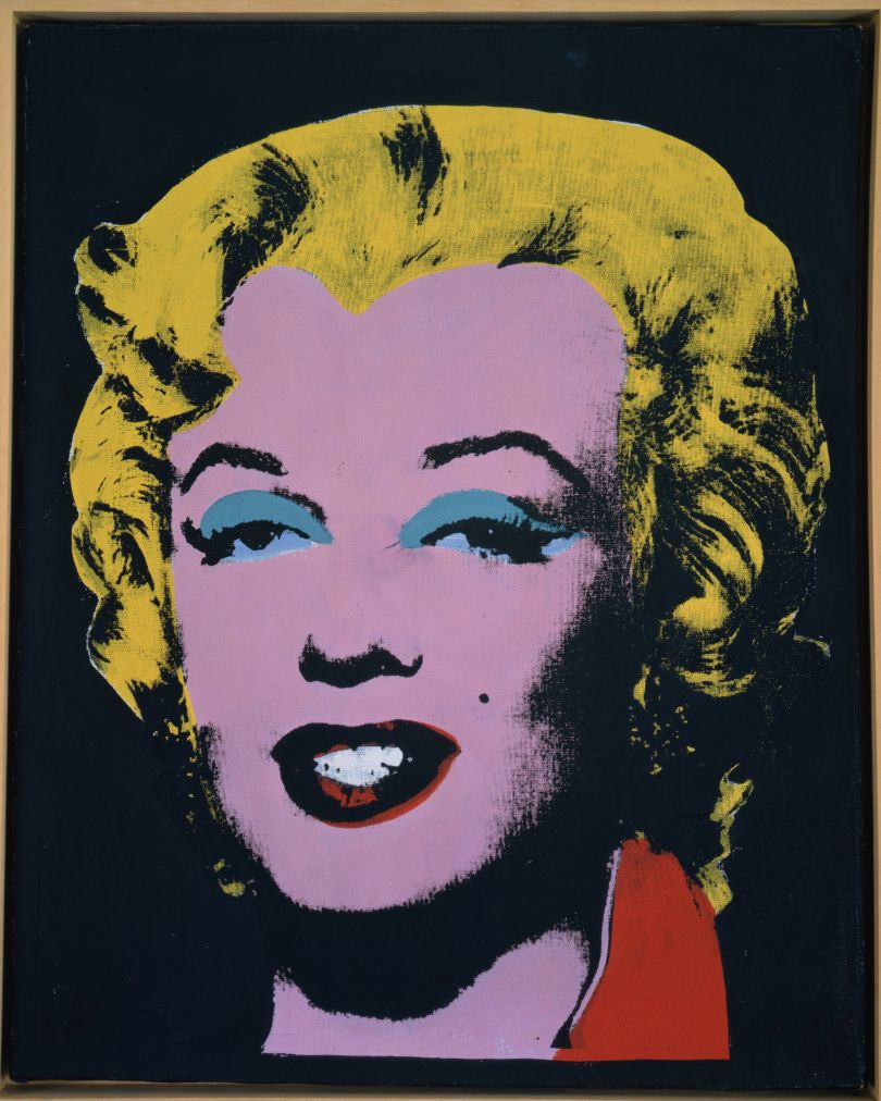 Andy Warhol, Licorice Marilyn 1962. © 2019 The Andy Warhol Foundation for the Visual Arts, Inc. / Licensed by Artists Rights Society (ARS), New York.