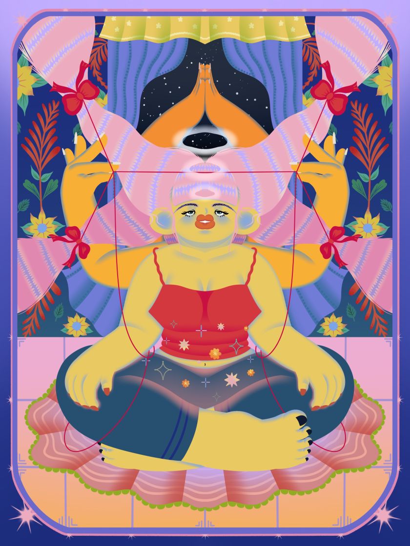 Chinese legends and feminism collide in Wei Wu's dreamy illustrations