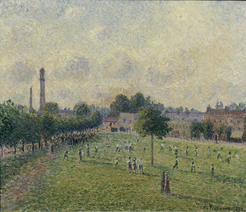 Camille Pissarro (1830 – 1903) Kew Green  1892 Oil paint on canvas 460 x 550 mm Musee d’Orsay (Paris, France)